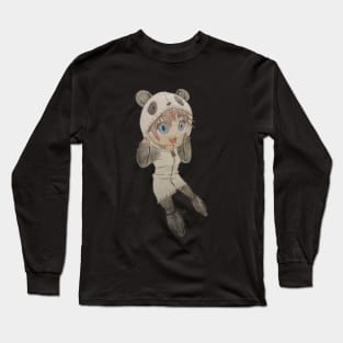 Chibi Panda Long Sleeve T-Shirt